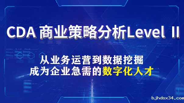 CDA 商业策略分析Level Ⅱ